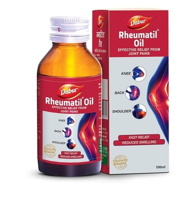 Dabur Rheumatil Oil, Relieves Everyday Pain - 100ml, FREE SHIPPING