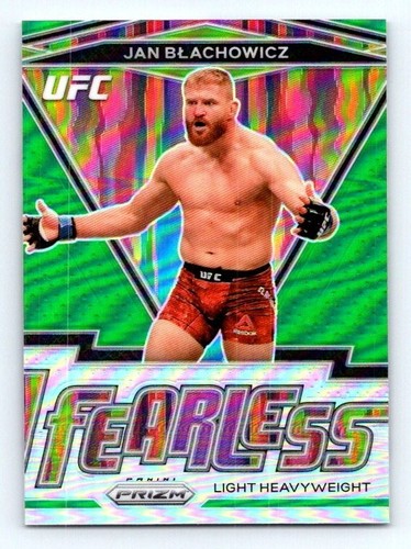 JAN BLACHOWICZ  2021 PANINI PRIZM UFC - RETAIL GREEN SP  FEARLESS - Picture 1 of 2