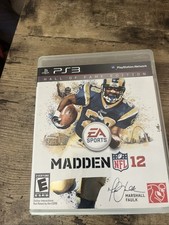 EA SPORTS Madden NFL 12 Hall of Fame Edition PS3 Manual Online American Football