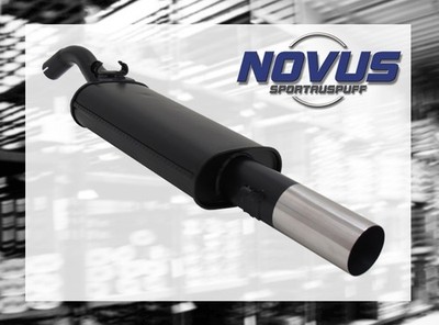 NOVUS Sportauspuff Gruppe N ESD 1x 90mm RL-Design für VW Golf 2 Typ 19E