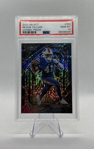 2022 Panini Select #392 Reggie Gilliam Suite Level Cosmic Prizm RC PSA 10 banconote - Foto 1 di 2