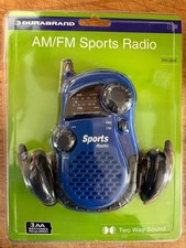 Vintage Durabrand AM/FM Blue Sports Radio Battery Powered Model: PR-35M - NEW