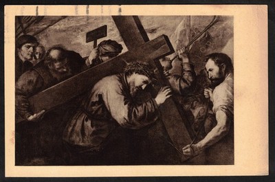 Jusepe de Ribera ''Christ Bearing the Cross'' Artist Postcard, 1928 Austria