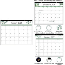Desk Calendar 2026-2027 - Calendar 2026-2027 from July 2026 to June 2027, 18