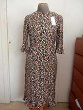 NWT Reformation  Floral 3/4 sleeve Hansel Dress  size 10