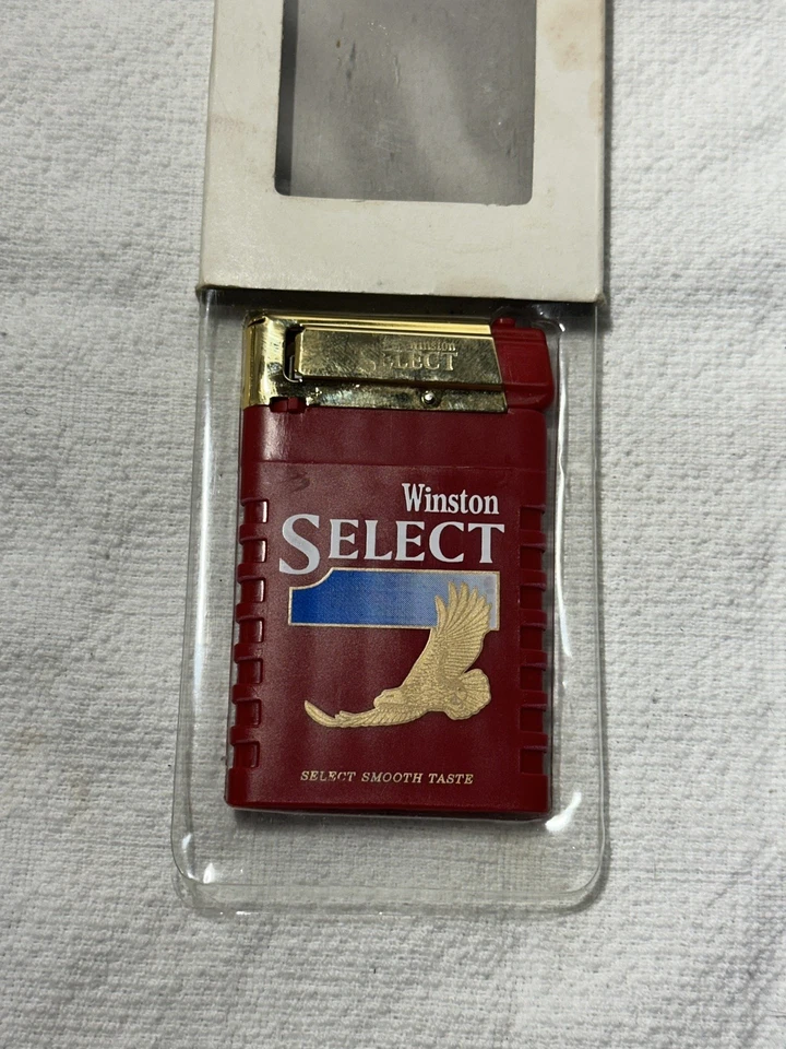 Encendedor de cigarrillos Winston Select delgado DE COLECCIÓN - ¡Funciona!  Foto 3 de 3