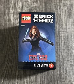 LEGO Brickheadz Marvel Black Widow 41591 #7 New Sealed Retired