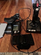 Saitek X52 Pro Flight Control System And Razer Tartarus V2 Gaming Keypad