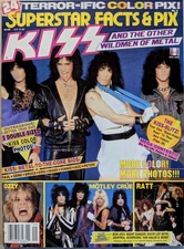 Metal Edge Magazine 1986 KISS & Other Metal. Superstar Facts & Pix Rock Metal 