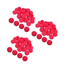 3 PCS Clown Nose Red Sponge Carnival Decoration Adults Cosplay Prop