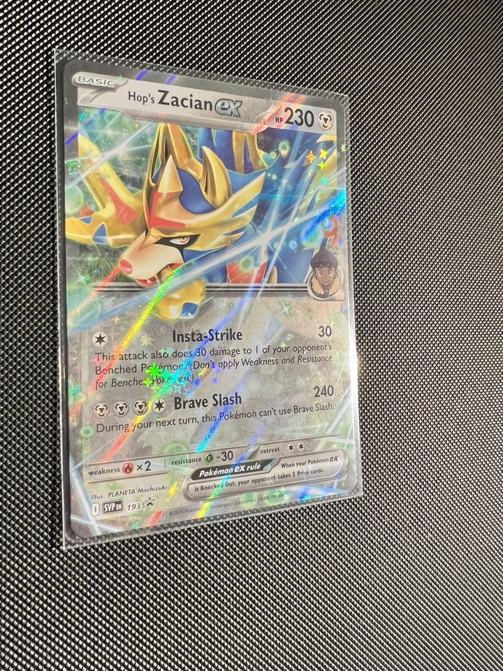 Hop's Zacian ex SVP193 Sv: Scarlet & Violet Promo Cards Holo - Image 2 of 3