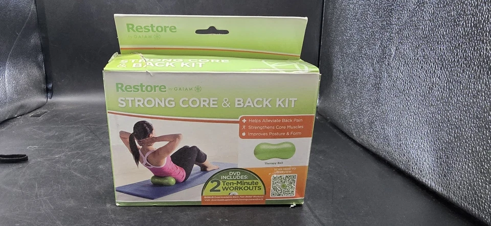 Restore by Gaiam Kit Fuerte Núcleo y Espalda Terapia Bola y Bomba Leer Foto 2 de 4