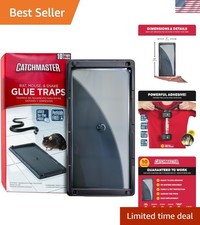 Rat, Snake and Mouse Traps 10Pk, Large Bulk Glue Rat Traps for Home, Adhesive...