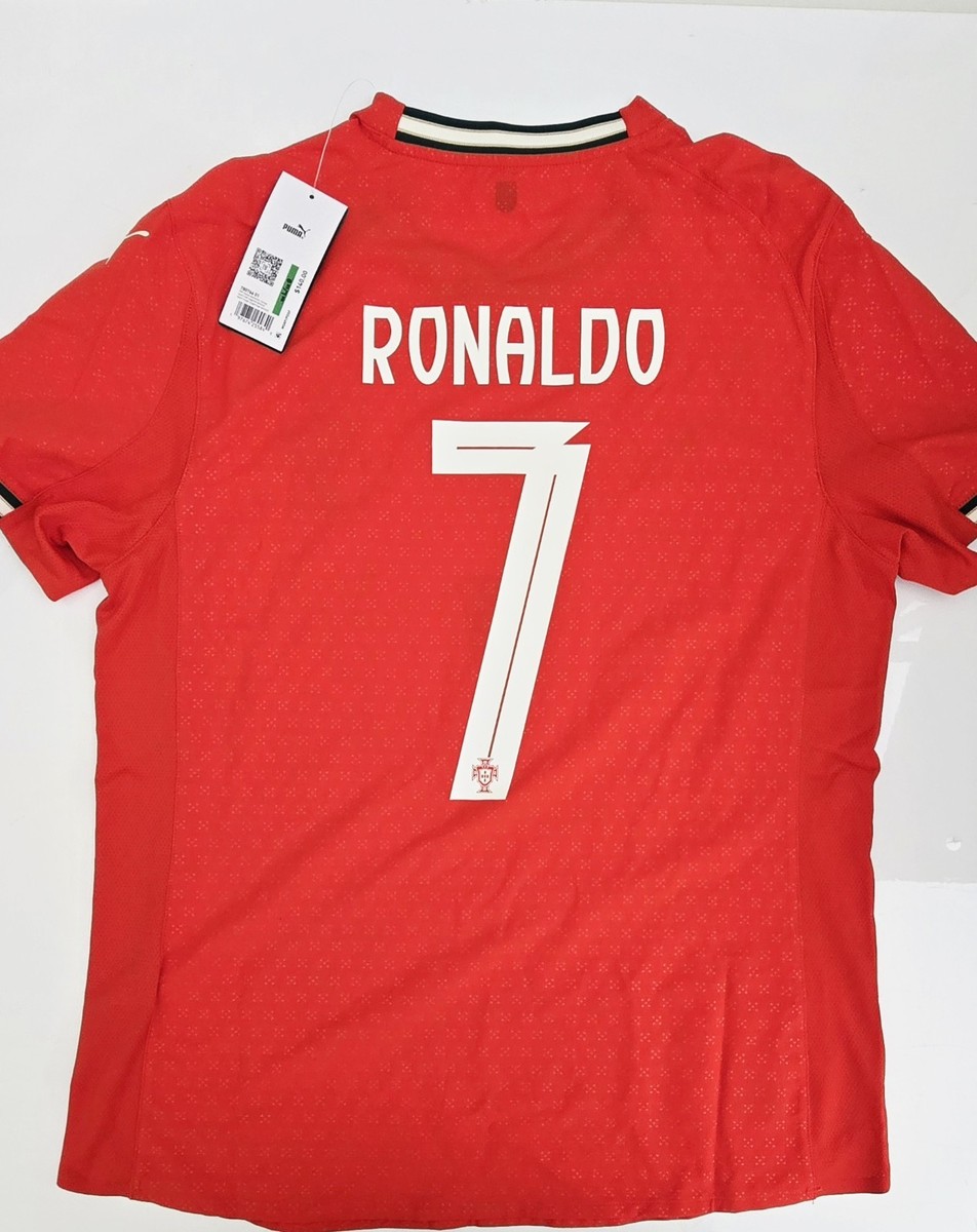 2025/26 Puma Portugal #7 RONALDO Home Authentic Match Soccer