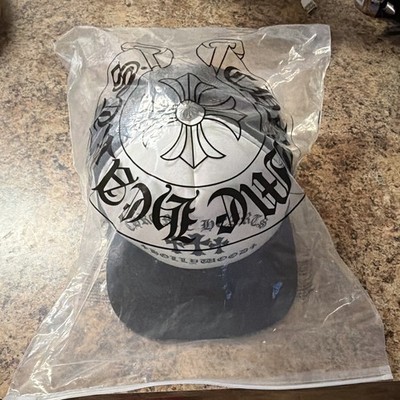 Chrome Hearts King Taco Black/White Trucker Hat Mesh Back Adjustable One Size