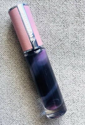 Givenchy Rose Perfecto Liquid Balm Lip Gloss 011 Black Pink New Hydrating Plump