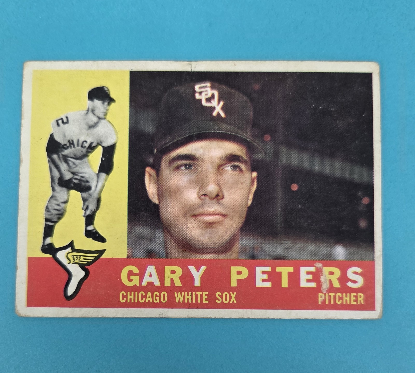 1960 Topps RC #407 Gary Peters Chicago White Sox BASEBALL Card 4G