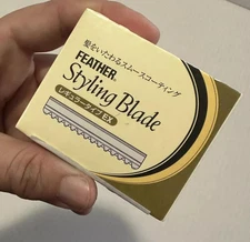 Feather Styling Razor Hair Shaper Replacement Blades 10 Count Regular Type EX