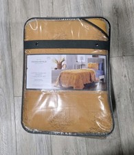 Threshold Tufted Diamond Crinkle Comforter And Sham Set Gold Twin