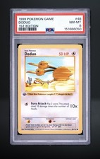 Pokemon Game ~ Doduo ~ #48 Base Set ~ 1st Edition PSA 8