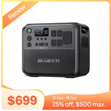 BLUETTI AC200L 2400W 2048Wh Power Station Solar Generator for Road Trip RVs