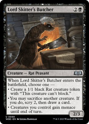 Lord Skitter's Butcher [Wilds of Eldraine] Near Mint