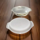 VTG ANCHOR HOCKING 433 FIRE KING oval CASSEROLE BAKING DISH 1-1/2 QT SUMMERFIELD