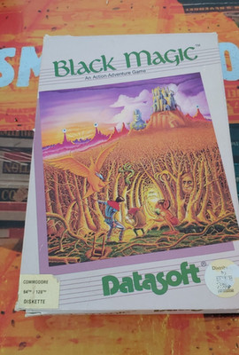 Black Magic (1986) Commodore 64 (Disk, Manual, Box) works 8-bit