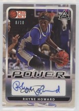 2021-22 Leaf Pro Set Power Base Silver Spectrum Foil /10 Rhyne Howard Auto 1oq2