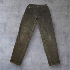 Vintage 90  s Wrangler Womens High Rise Jeans Black Denim Straight Leg Vtg 10x36