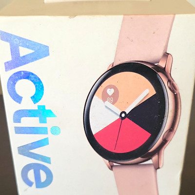 Samsung Galaxy Watch Active2 40mm Pink Aluminum Smartwatch Pink Band 4GB