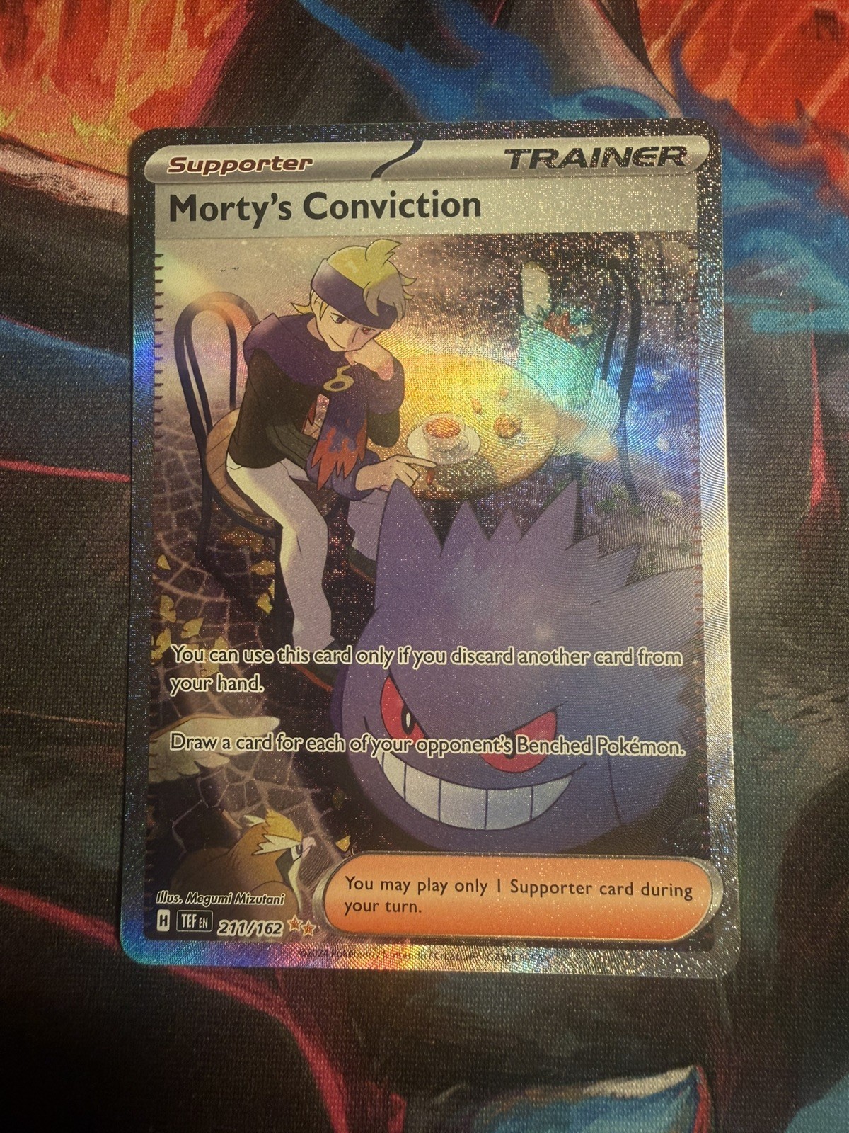 Pokemon Morty's Conviction 211/162 Holo SV05: Temporal Forces