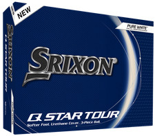 New Srixon Q-Star Tour Golf Balls 1-Dozen White