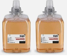 2x GOJO 5262 Luxury Foam Antibacterial Handwash 2000ml FMX-20 Dispenser Refills