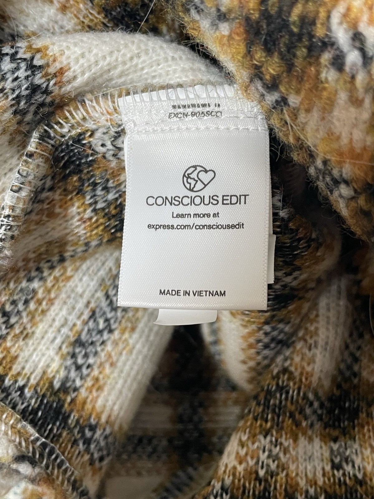 Express Plaid Wool Blend Shacket Jacket Womens XL… - image 8