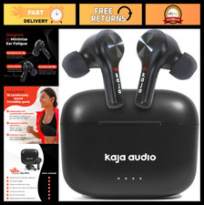 Wireless Bluetooth Earbuds with Dual Mics, Touch Control, Noise Canceling for Gy