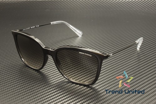 ARMANI EXCHANGE AX4151S 815811 Shin Black Grey Gradient 55 mm Women's Sunglasses