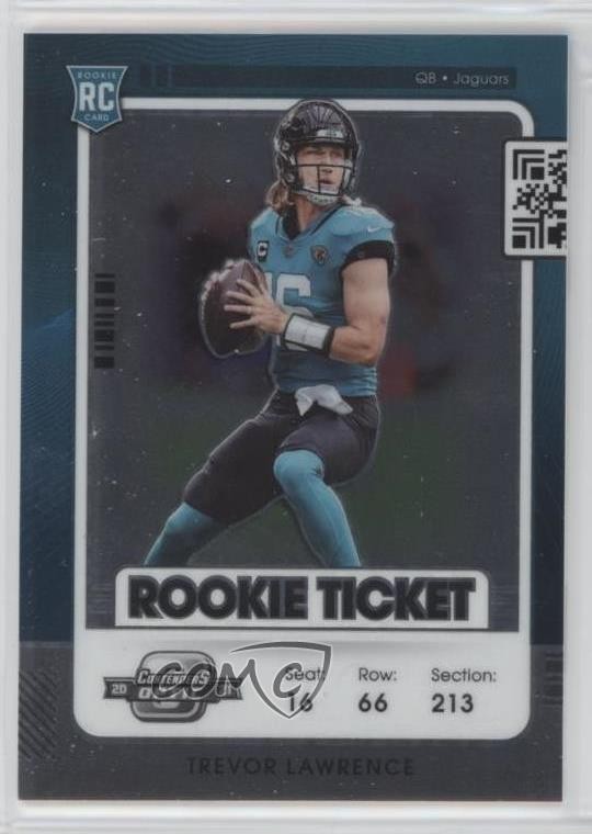 2021 Panini Contenders Optic Rookie Ticket Trevor Lawrence #93 Rookie RC 11mg