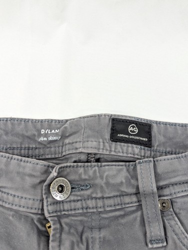 AG Adriano Goldschmied Dylan Slim Skinny Fit Jeans Mens 28x30 (30x32 Tag) Gray - Picture 3 of 11