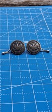 Vintage Large Metal United Airlines Waterbury Crew Buttons Pilot CUFFLINKS
