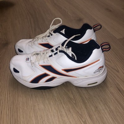 Reebok Denver Broncos Dmx Ride Evaluate Trainer Shoes Vintage Mens 8.5 RARE