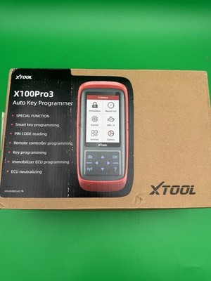 XTOOL USED X100PRO3 Auto OBD2 Scanner Key Programmer Diagnostic Tool 7 Service