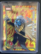 ELBECCA VOSS, HUMAN TORCH REFRACTOR 114, 2026 TOPPS CHROME MARVEL, 7/39