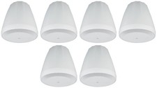 6 JBL Control 64P/T 4" 30w Commercial 70v Hanging Pendant Speakers C64P/T-WH