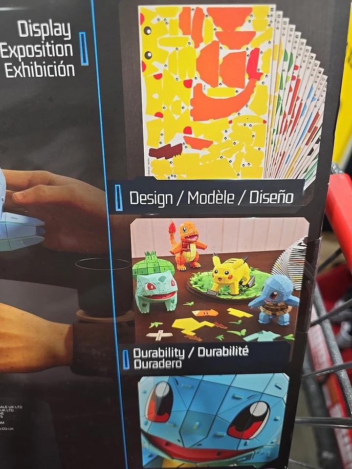 Kit de modelo de quebra-cabeça Pokemon construção 4D! Kanto Region pacote com 4 em 1 caixa NOVO, EXCLUSIVO - Imagem 4 de 4