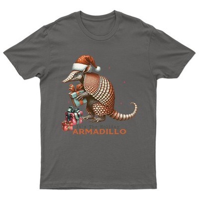 Its The Holiday Gürteltier T-Shirt Unisex Geschenk Retro Saisonal Lustig Weihnachten Santa -a
