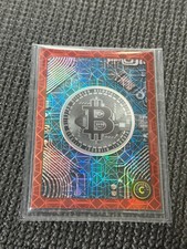 Currency Cardsmiths Series 4 GARNET #1 Bitcoin 54/75 gemstone refractor
