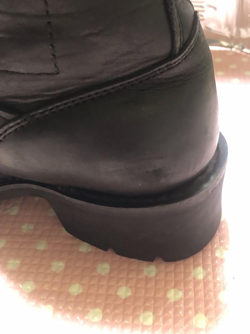 Hawkins 90s Vintage Engineer Boots Thick sole Black US5 | eBay