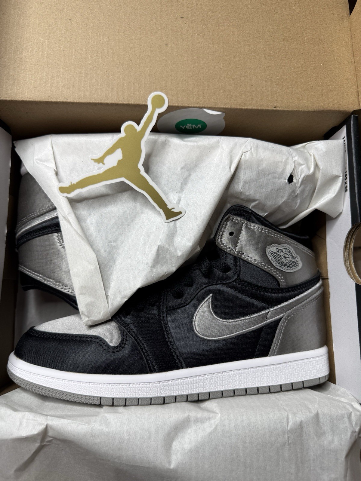 Size 3Y Nike Air Jordan 1 Retro High OG Satin Shadow GS FD5304 010 Brand New