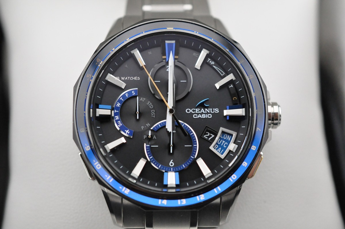 Casio Oceanus GPS Radio Wave solar Titanium OCW-G2000G-1AJF | eBay